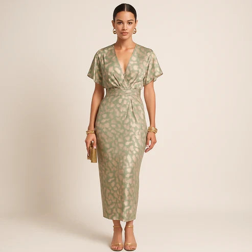 Robe Longue Drapée