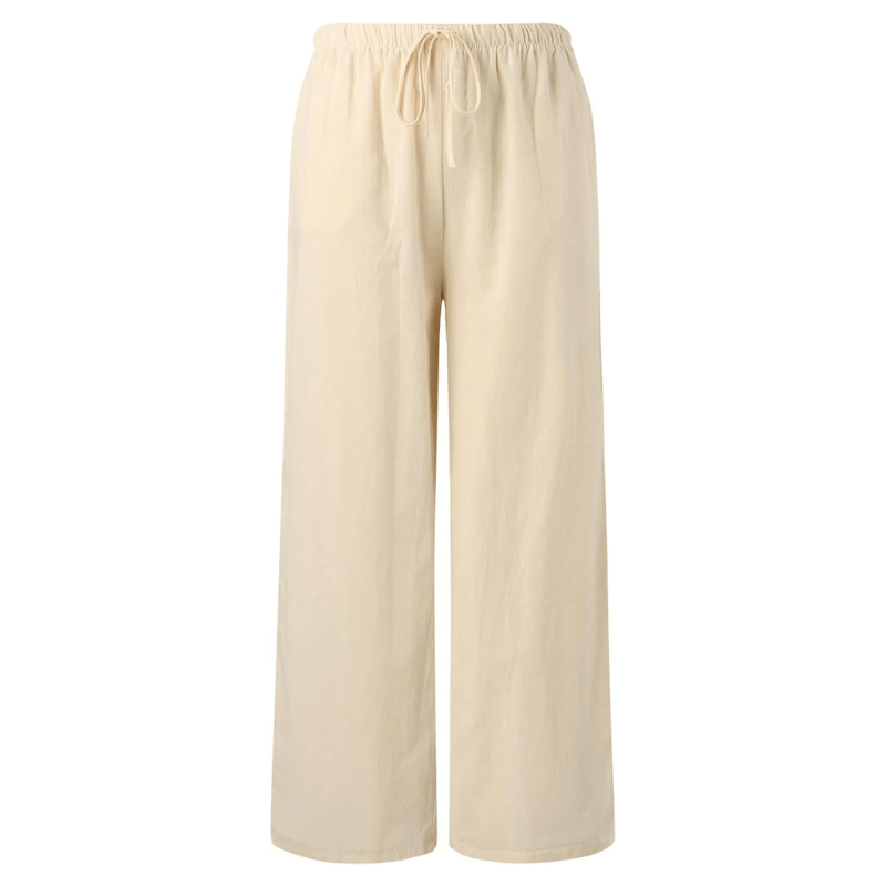 Pantalon Large Taille Haute Coupe Ample