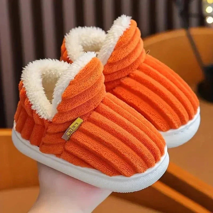Chaussons Côtelés Doublure Chaude