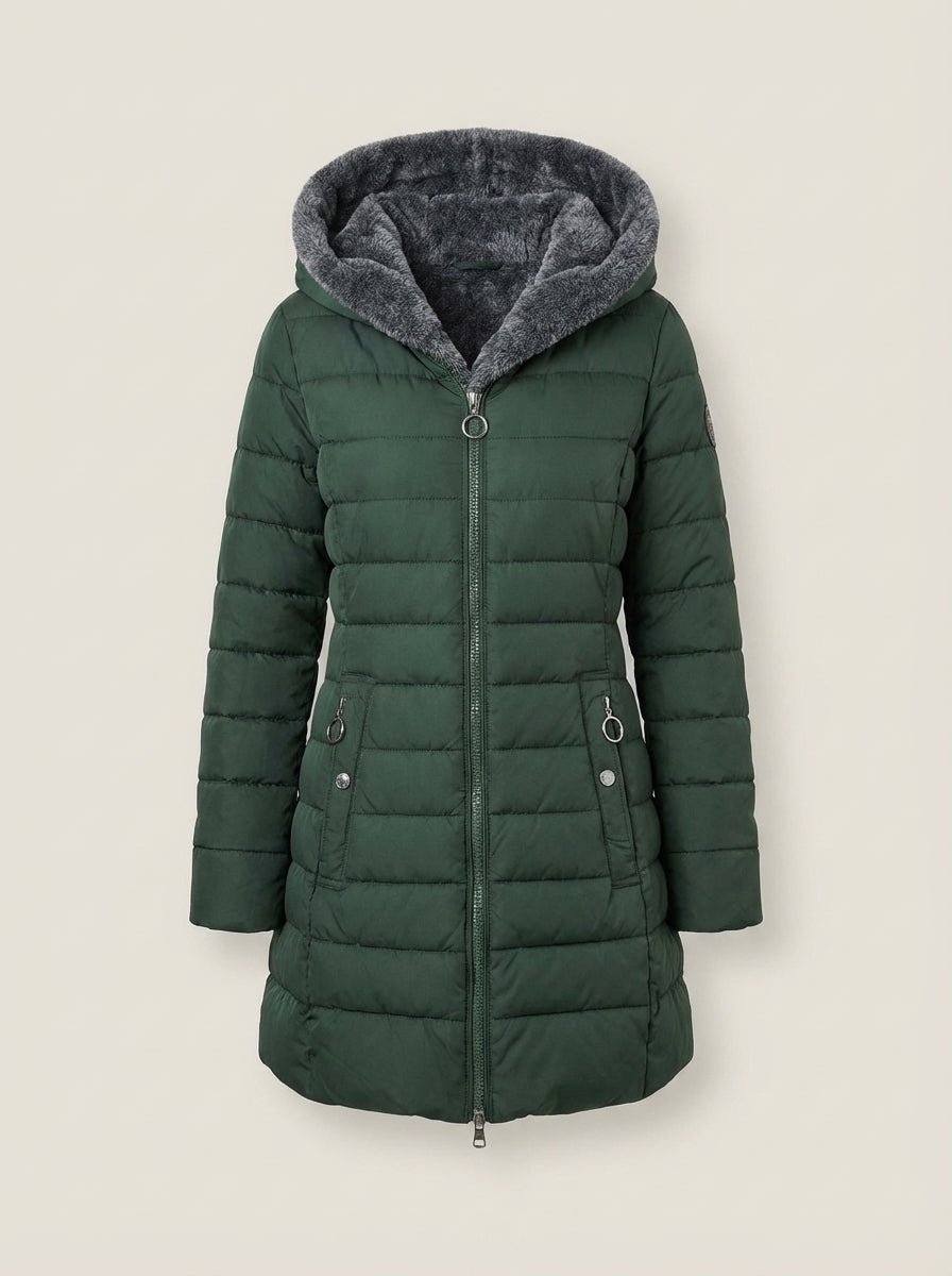 Manteau Matelassé Coupe Cintrée