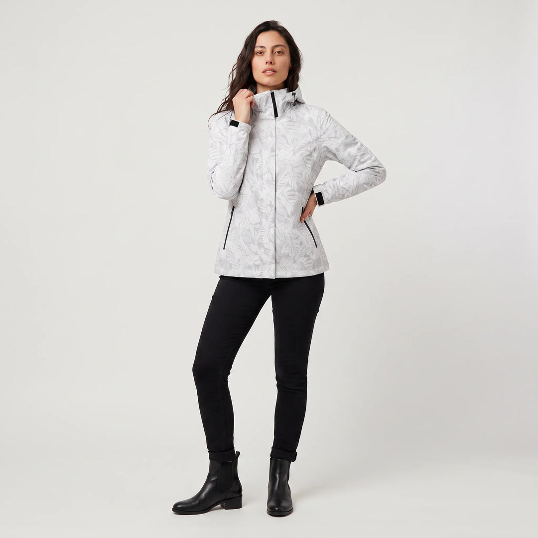 Veste Légère à Imprimé Végétal
