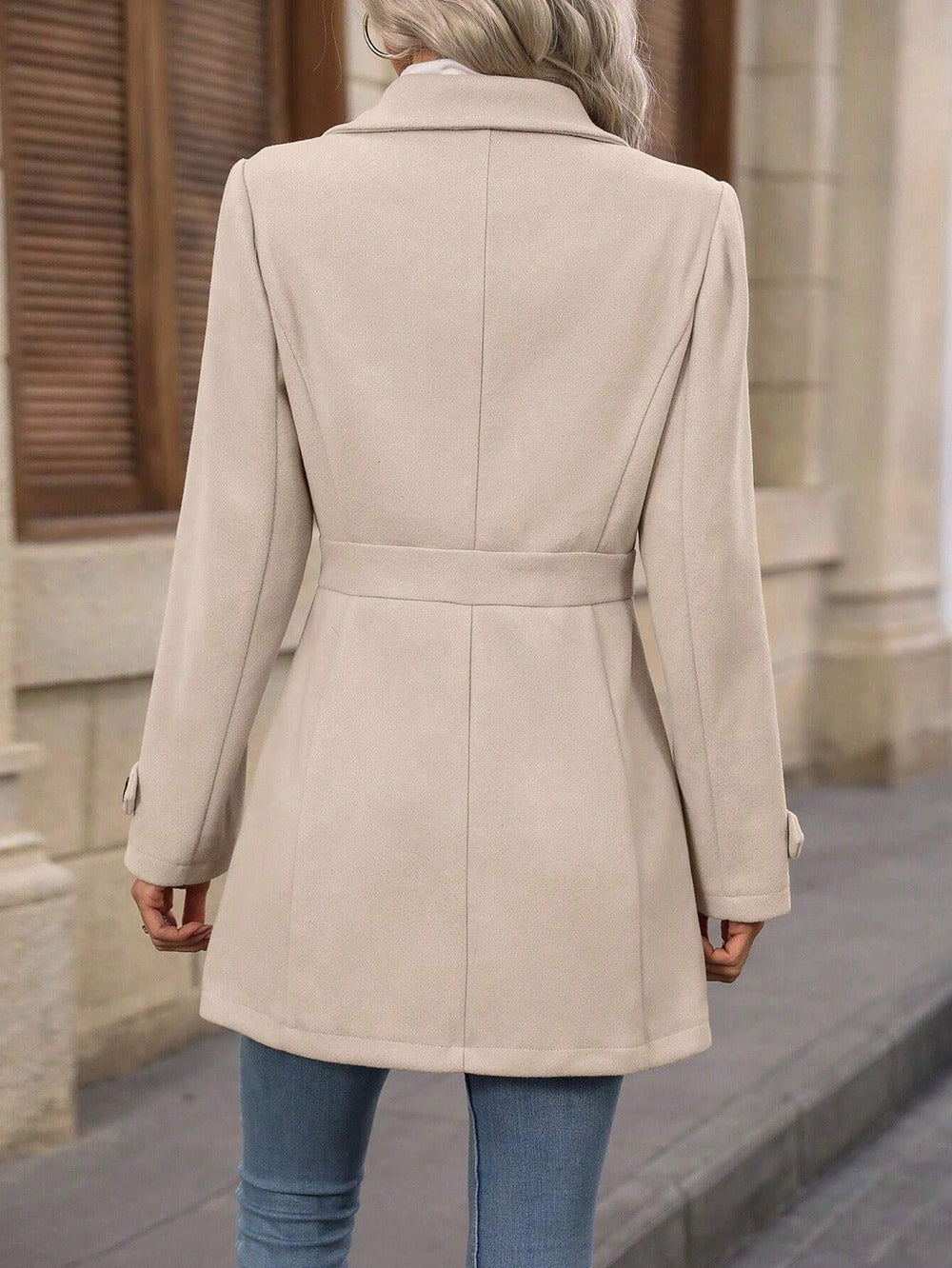 Manteau Ceinturé de Mi-saison