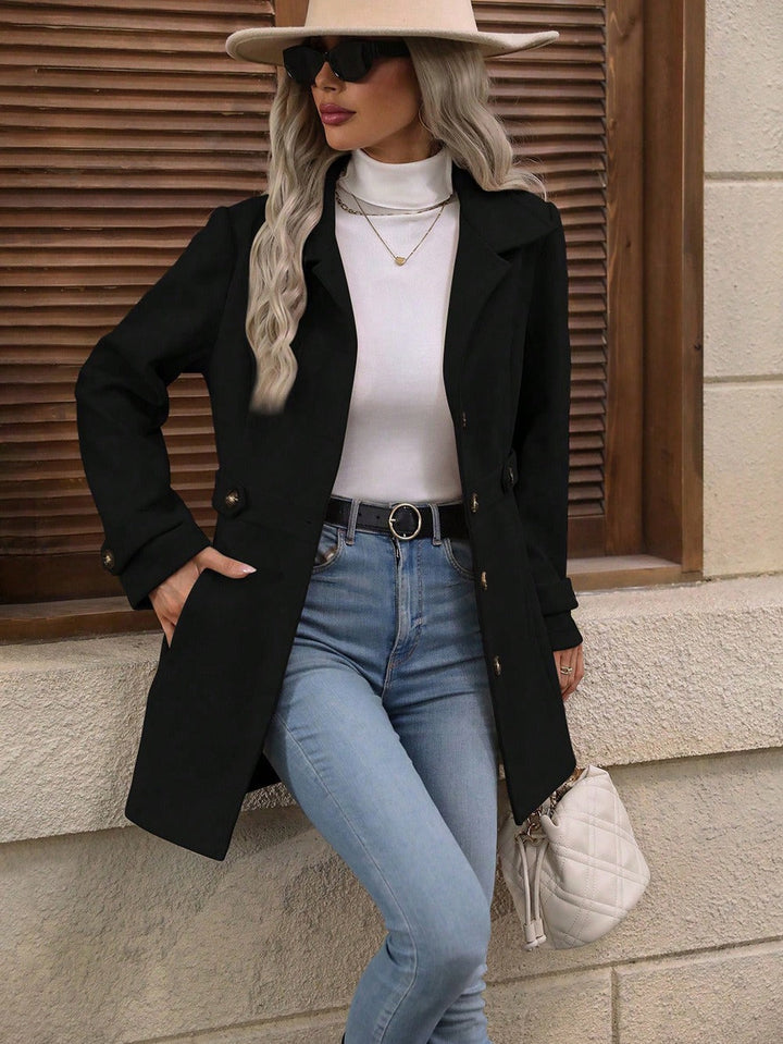 Manteau Ceinturé de Mi-saison