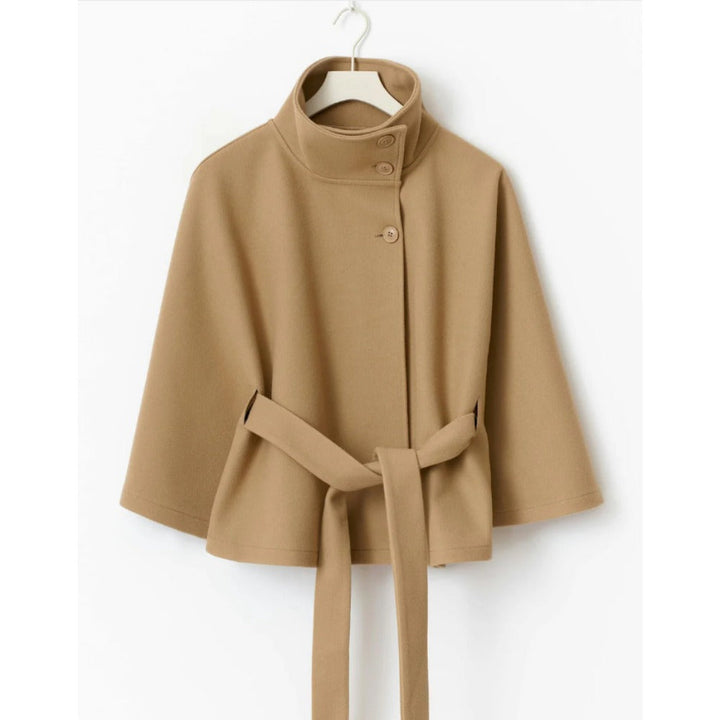 Manteau Court Ample et Ceinturé