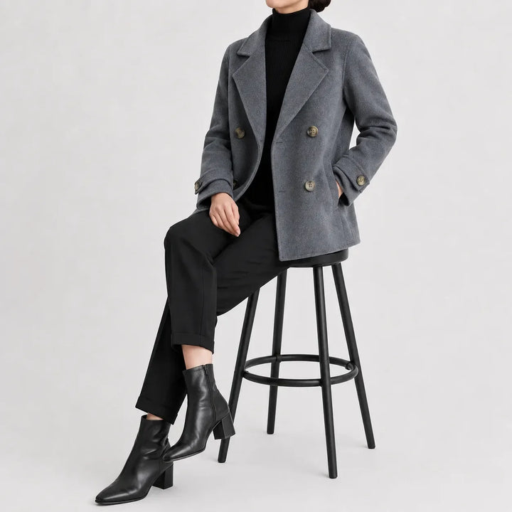 Manteau Court Style Caban