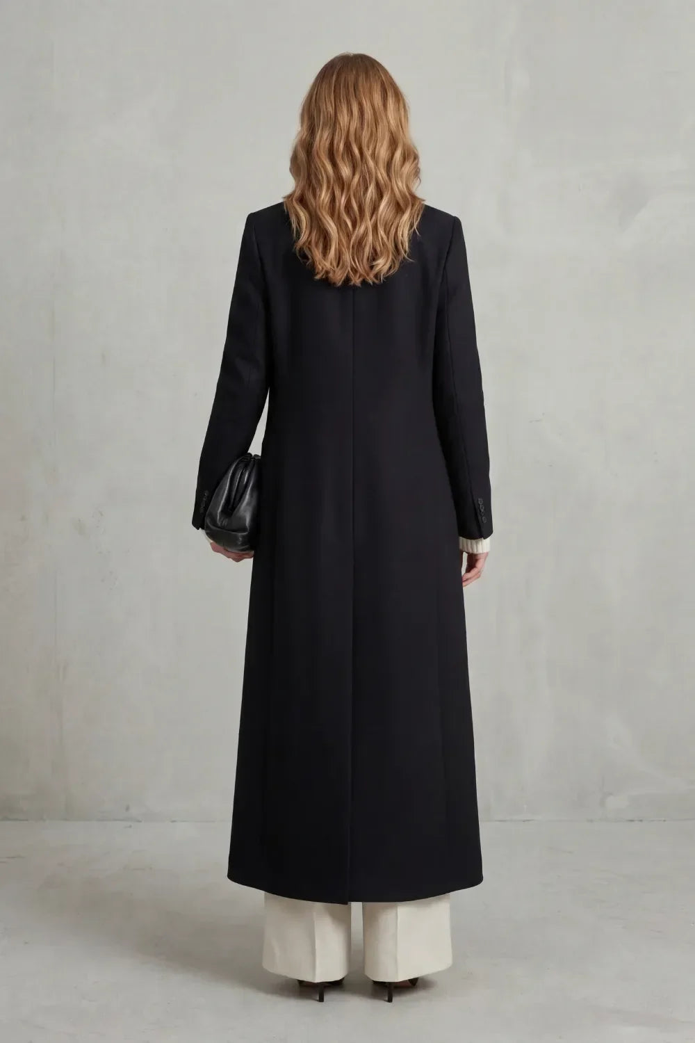 Manteau Croisé Coupe Longue