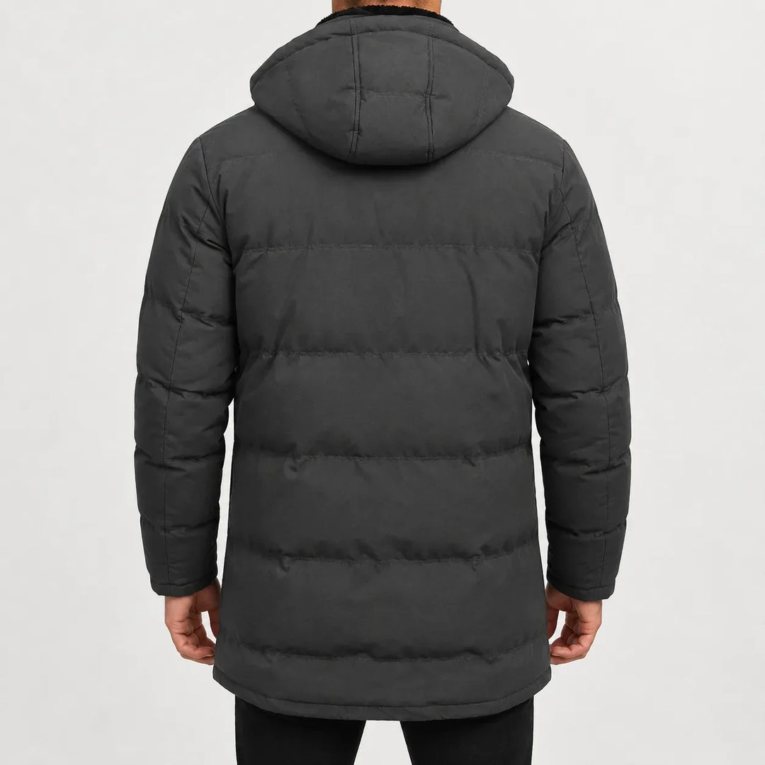 Manteau d'Hiver Homme à Capuche