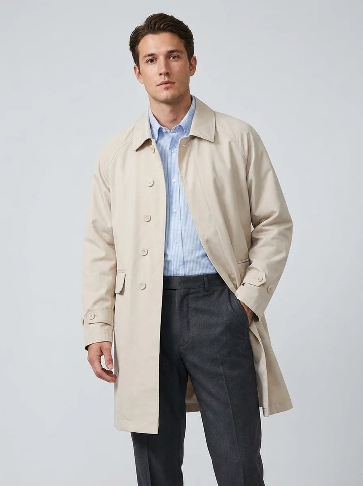 Manteau Essentiel de Mi-saison – Beige