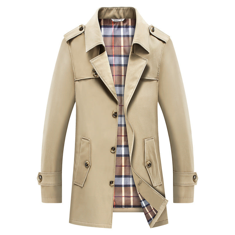 Manteau Homme Style Trench Classique