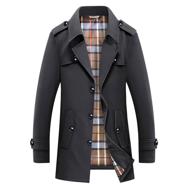 Manteau Homme Style Trench Classique