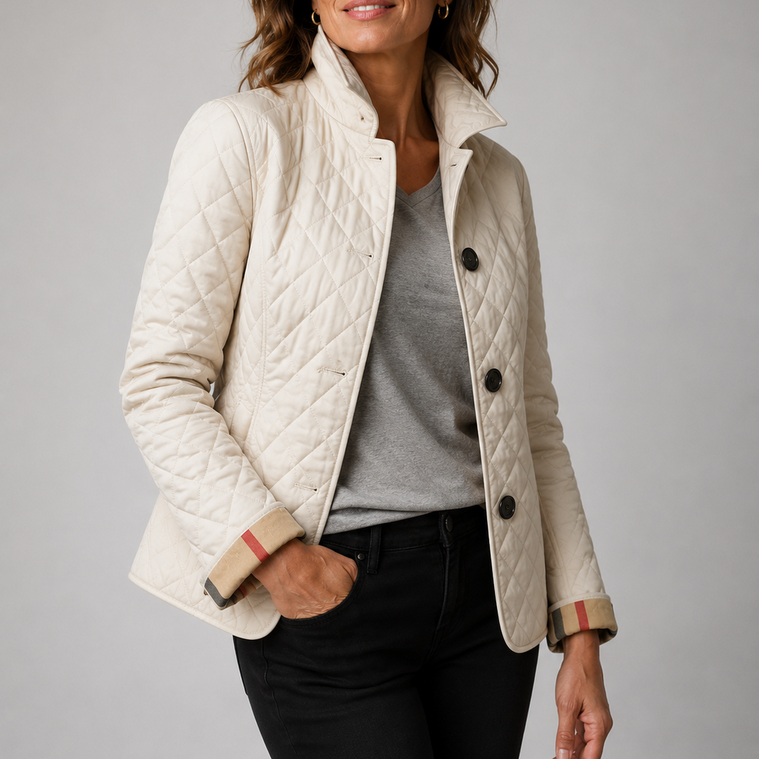 Manteau Léger de Mi-saison – Beige