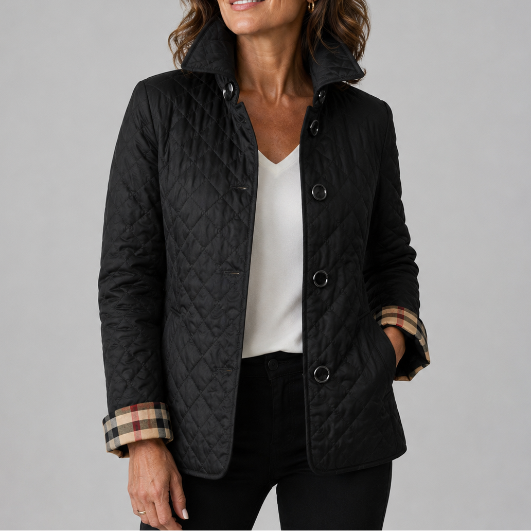 Manteau Léger de Mi-saison – Noir
