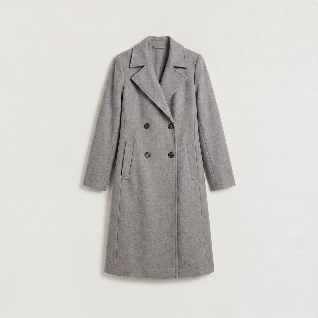 Manteau Long Croisé Élégant