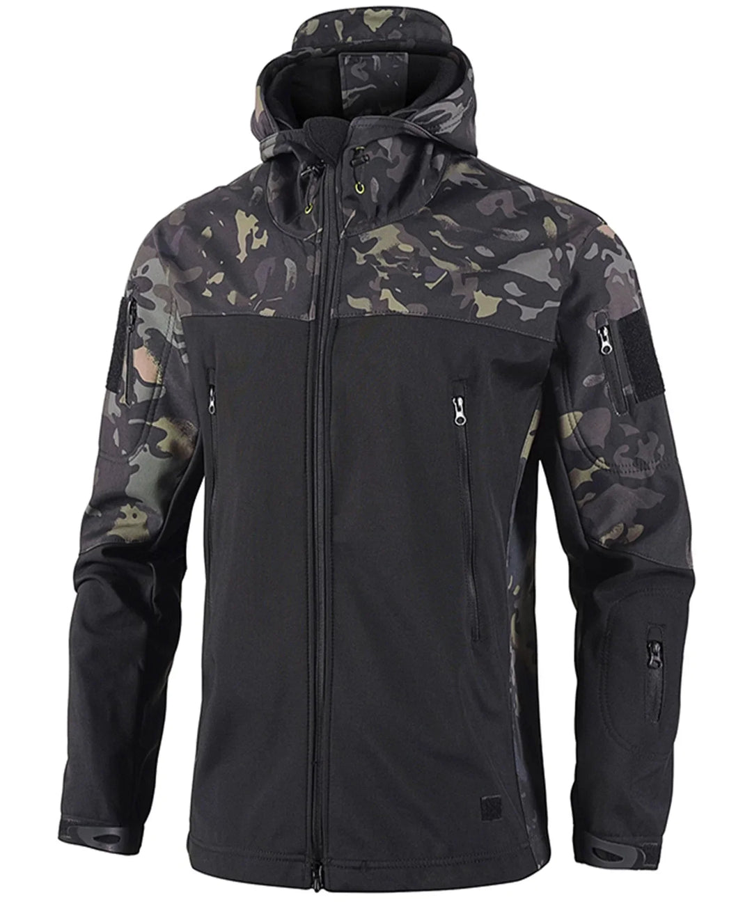 Manteau Technique à Capuche – Noir