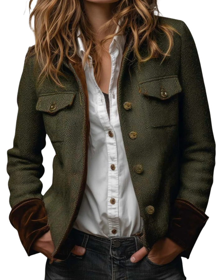 Chemise Ajustée Style Officier