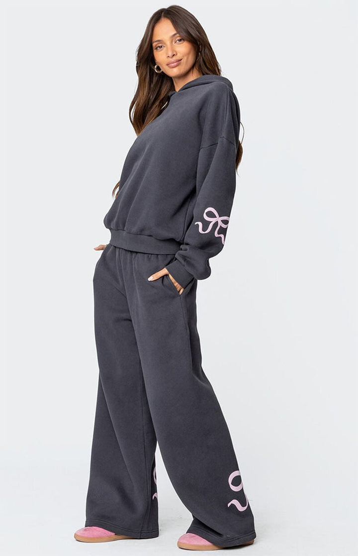 Ensemble Pantalon Large à Capuche – Gris