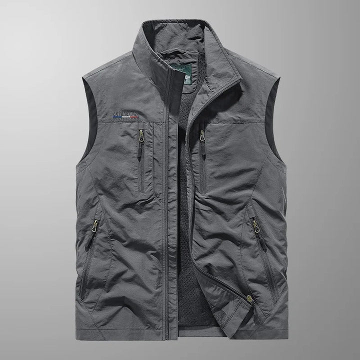 Veste Utilitaire sans Manches – Gris