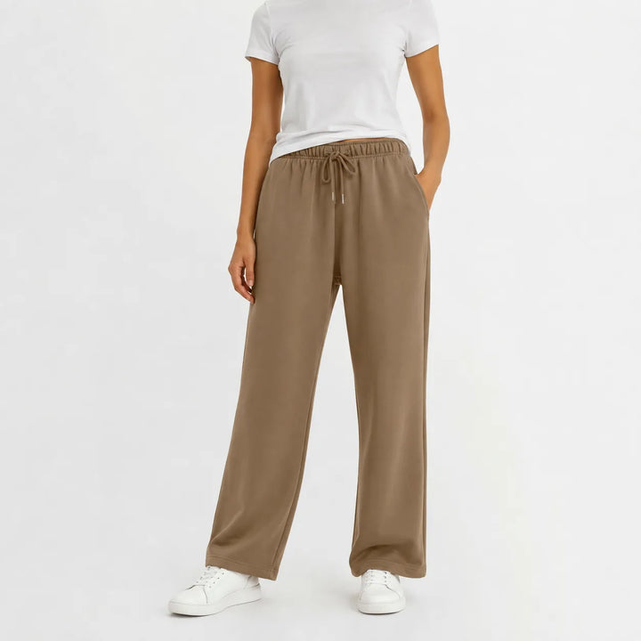 Pantalon de Détente Confortable – Moka