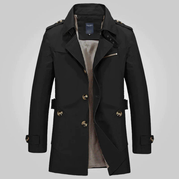 Manteau Homme de Mi-saison – Noir