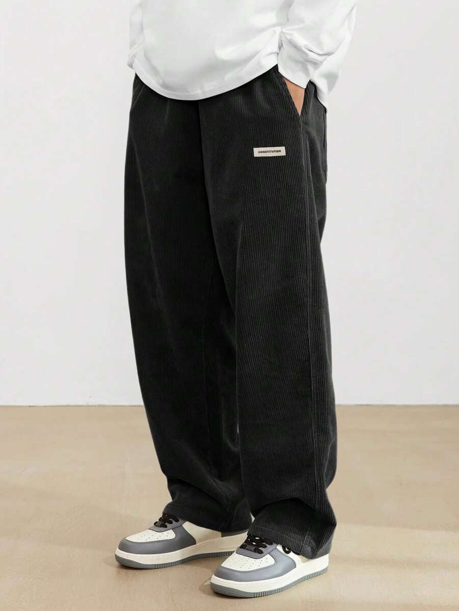 Pantalon Ample Style Urbain – Noir