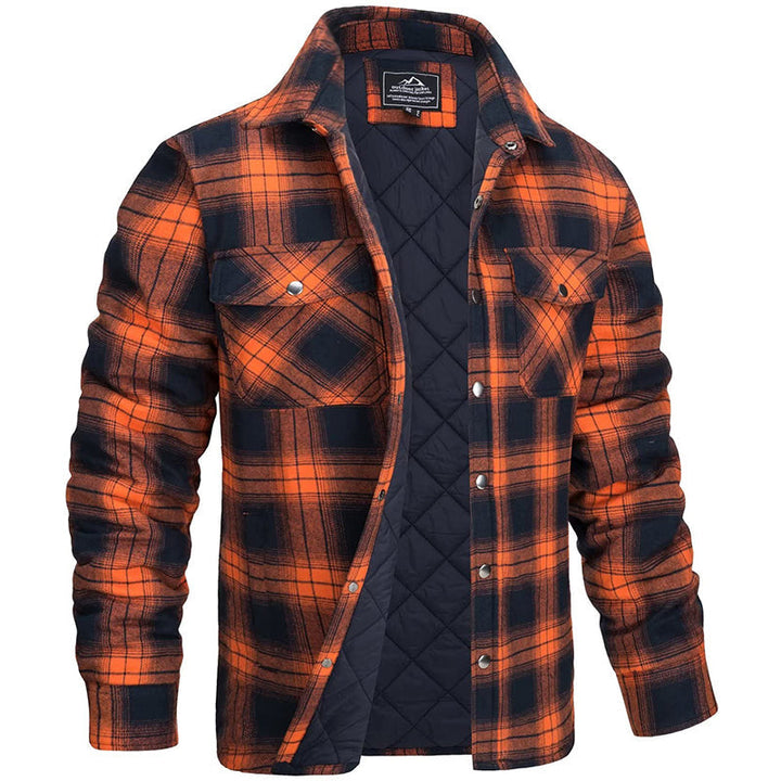 Veste Homme Style Bûcheron – Orange