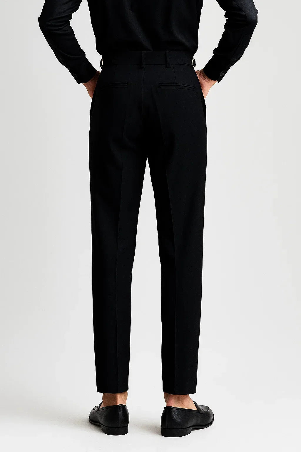 Pantalon Homme Élégant à Pinces