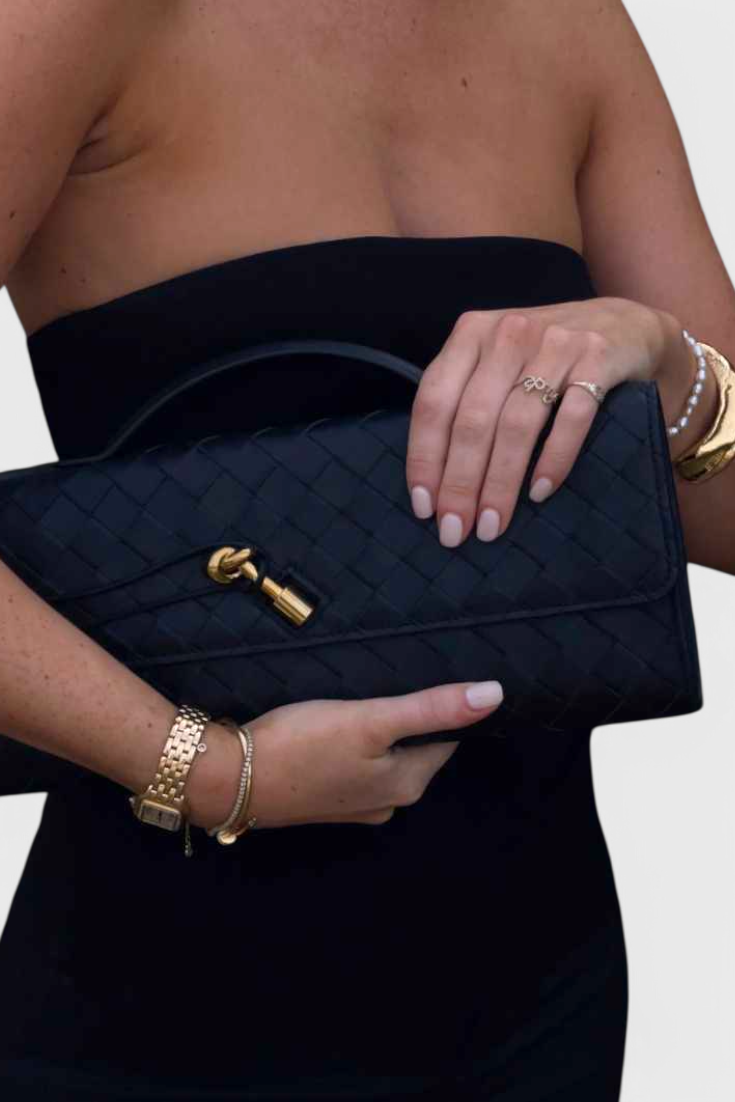 Sac Allongé à Fermoir Nœud