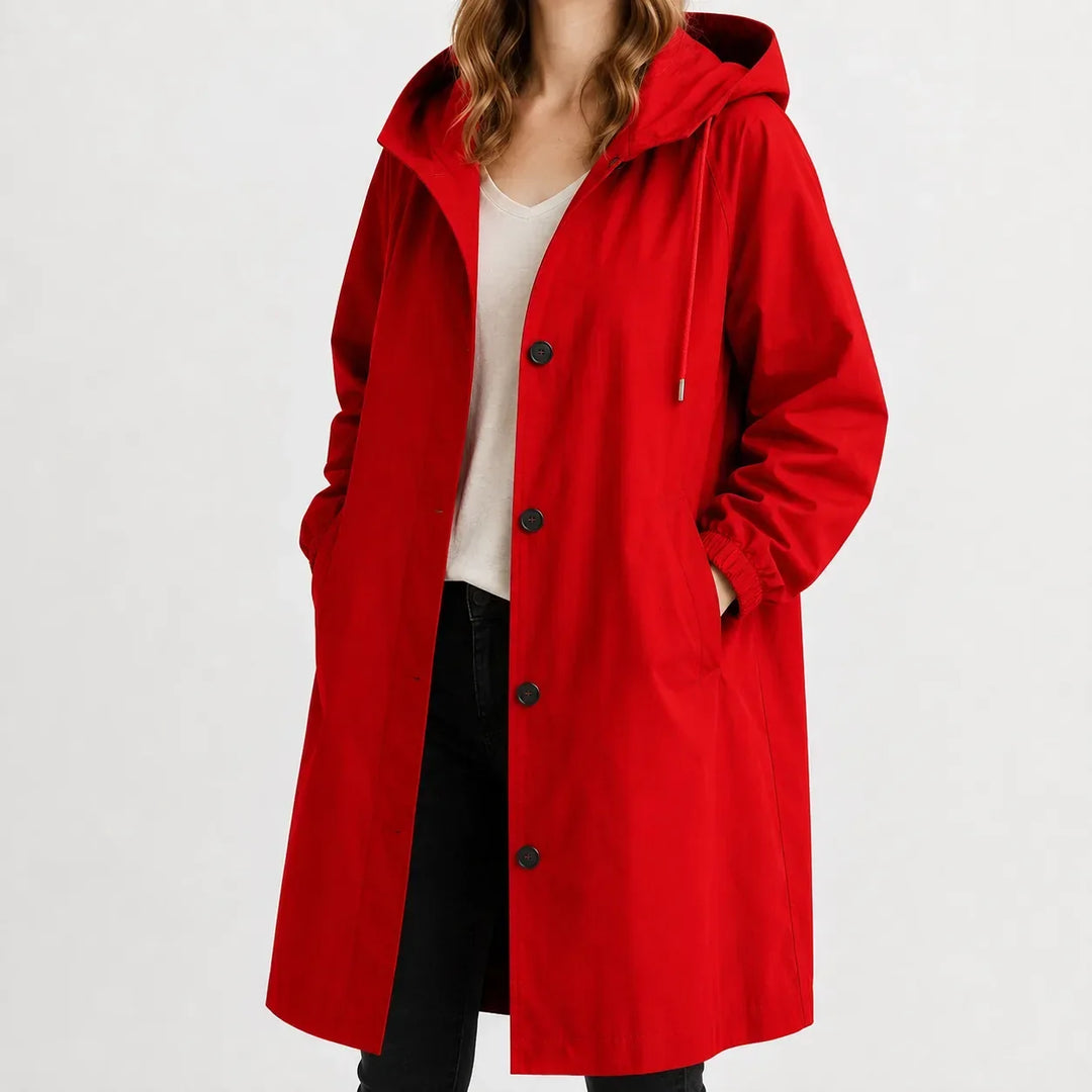 Veste Légère à Capuche – Rouge