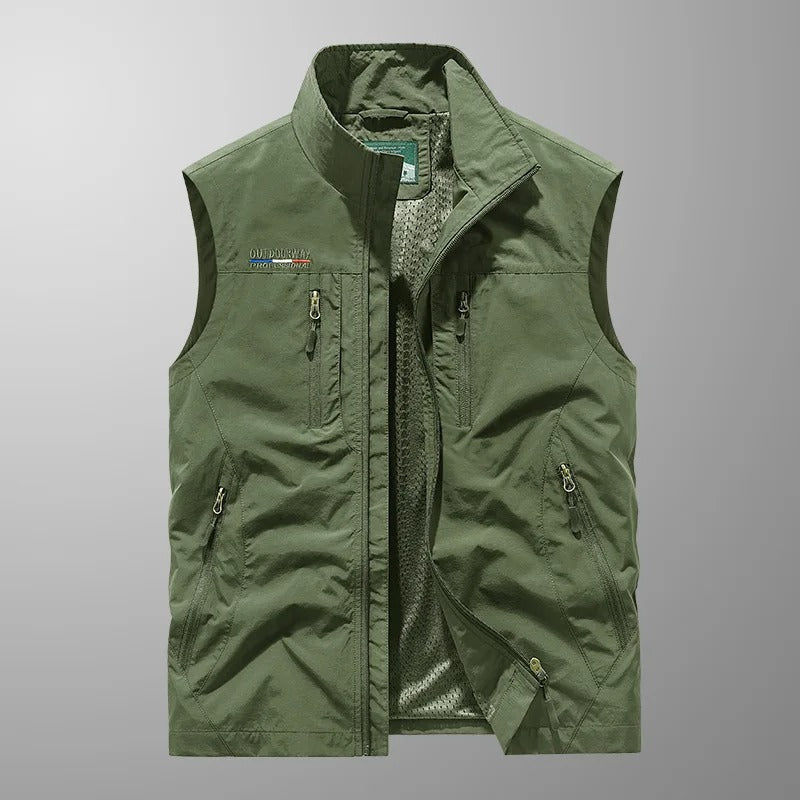 Veste Utilitaire sans Manches – Vert