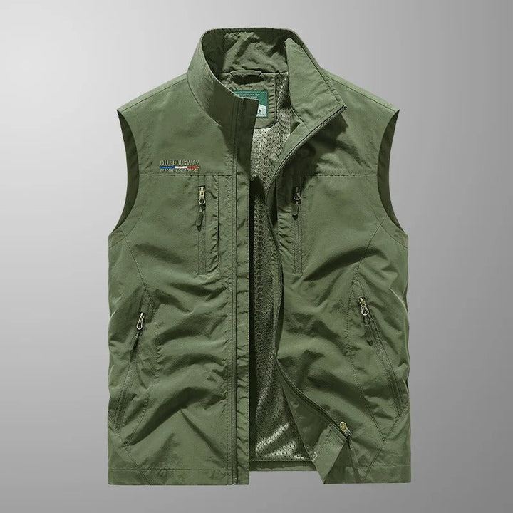 Veste Utilitaire sans Manches – Vert