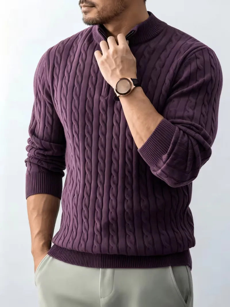 Pull à Col Zippé et Torsades