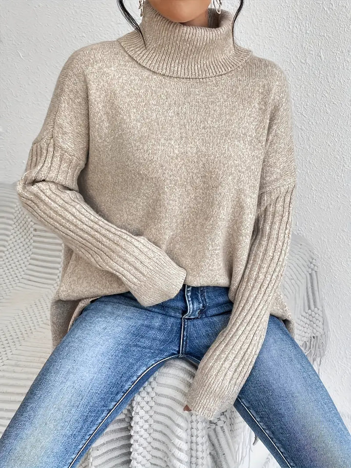 Pull ample à dos long