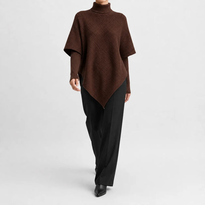 Pull Chic à Coupe Asymétrique