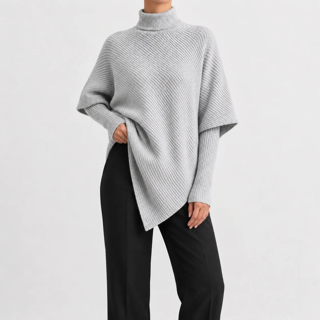 Pull Chic à Coupe Asymétrique