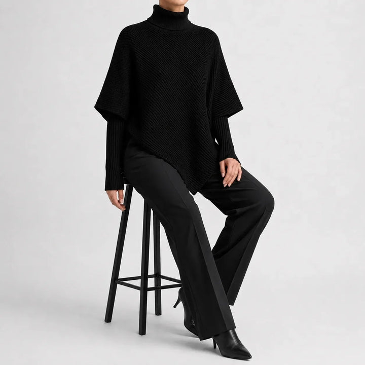 Pull Chic à Coupe Asymétrique