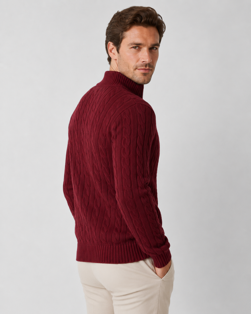 Pull Homme à Col Camionneur