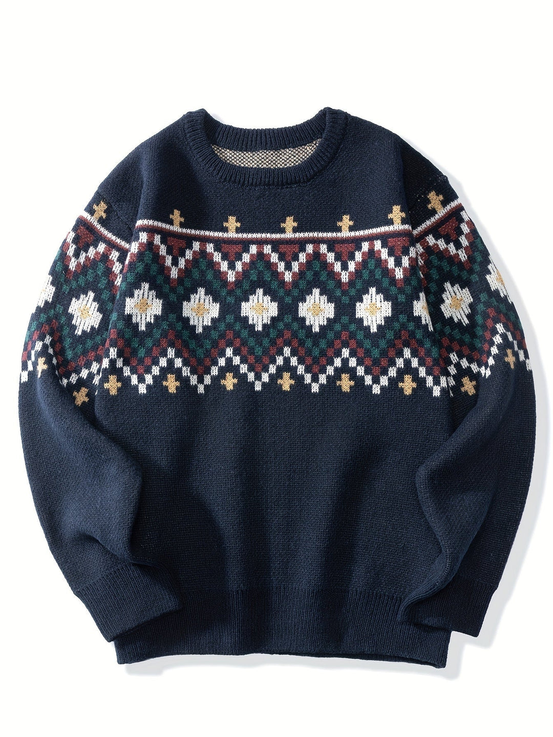 Pull Homme à Motif Norvégien