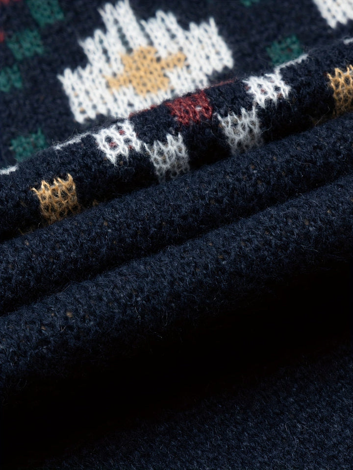 Pull Homme à Motif Norvégien