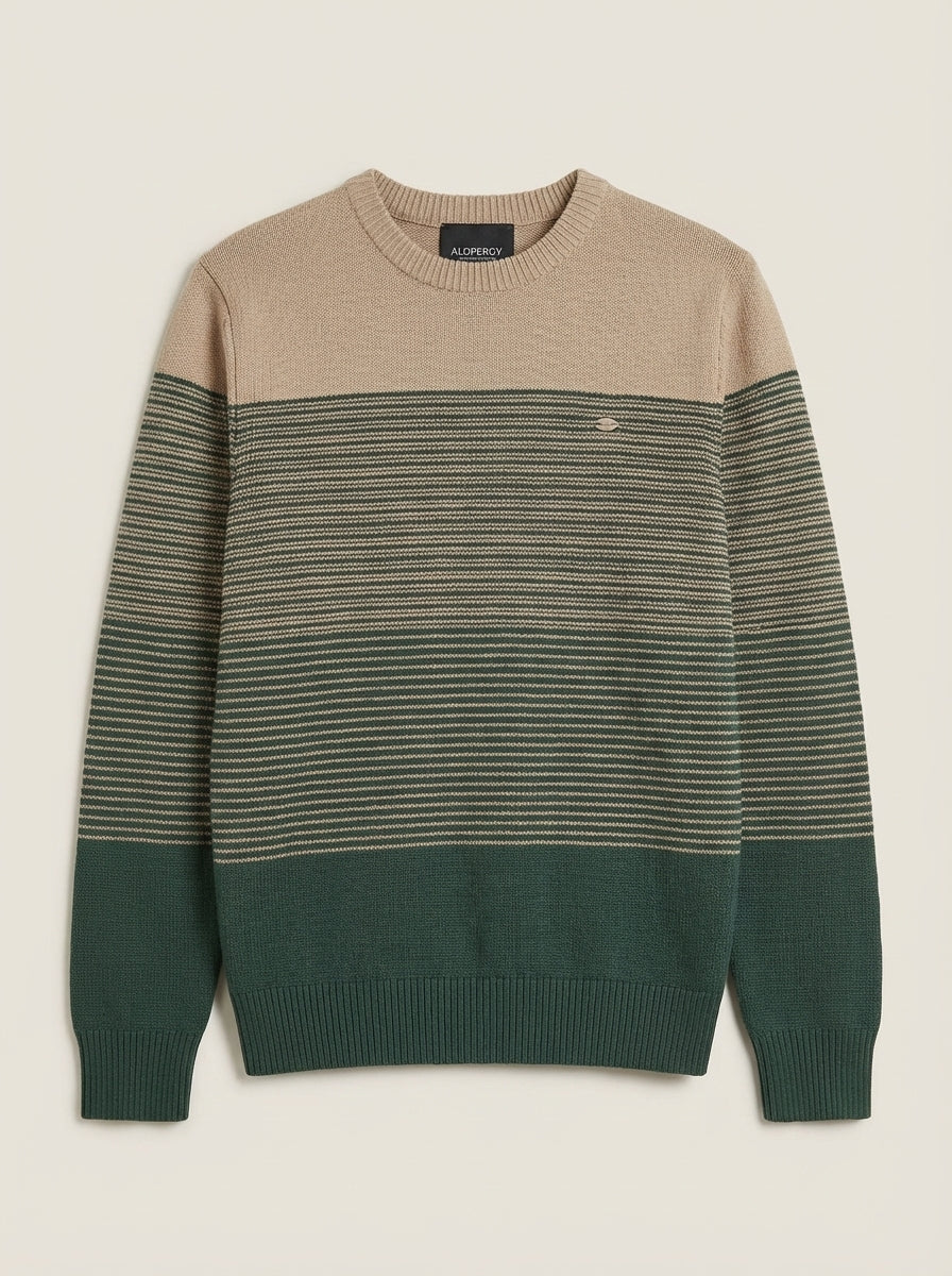 Pull Homme Rayé Bicolore