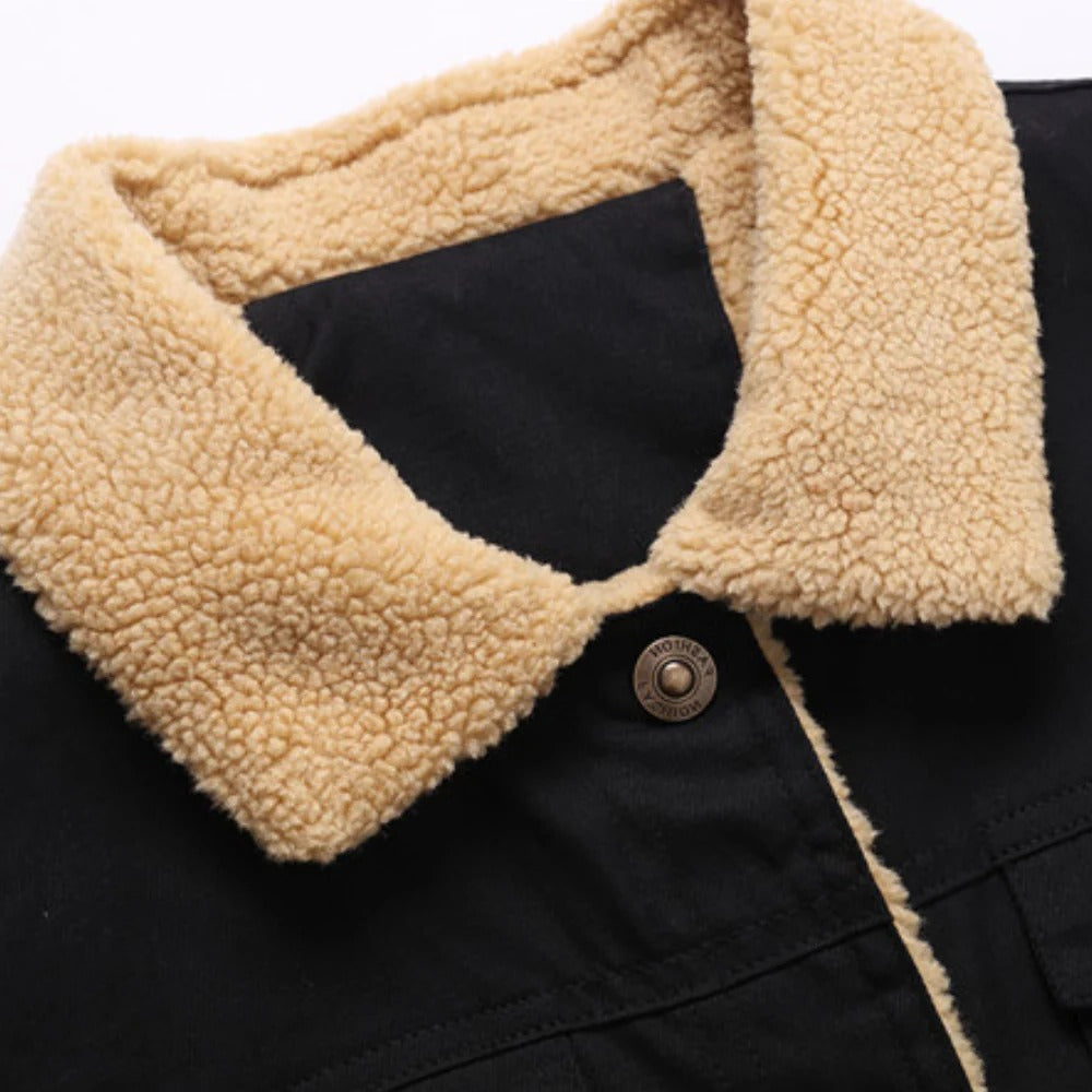 Pull Homme Zippé Col Doublé