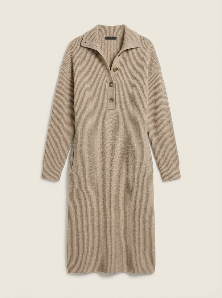 Robe Midi Col Polo