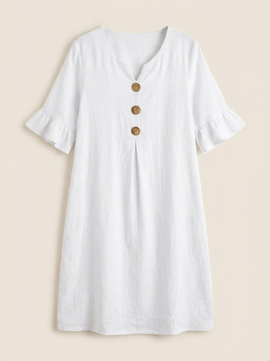 Robe Midi d'Été à Volants