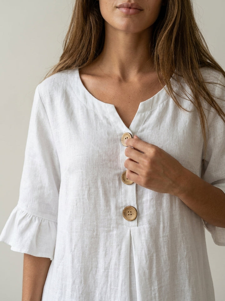 Robe Midi d'Été à Volants