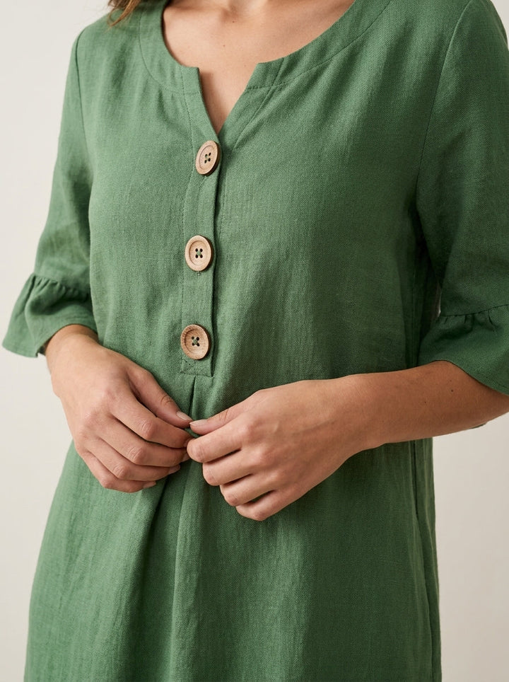 Robe Midi d'Été à Volants
