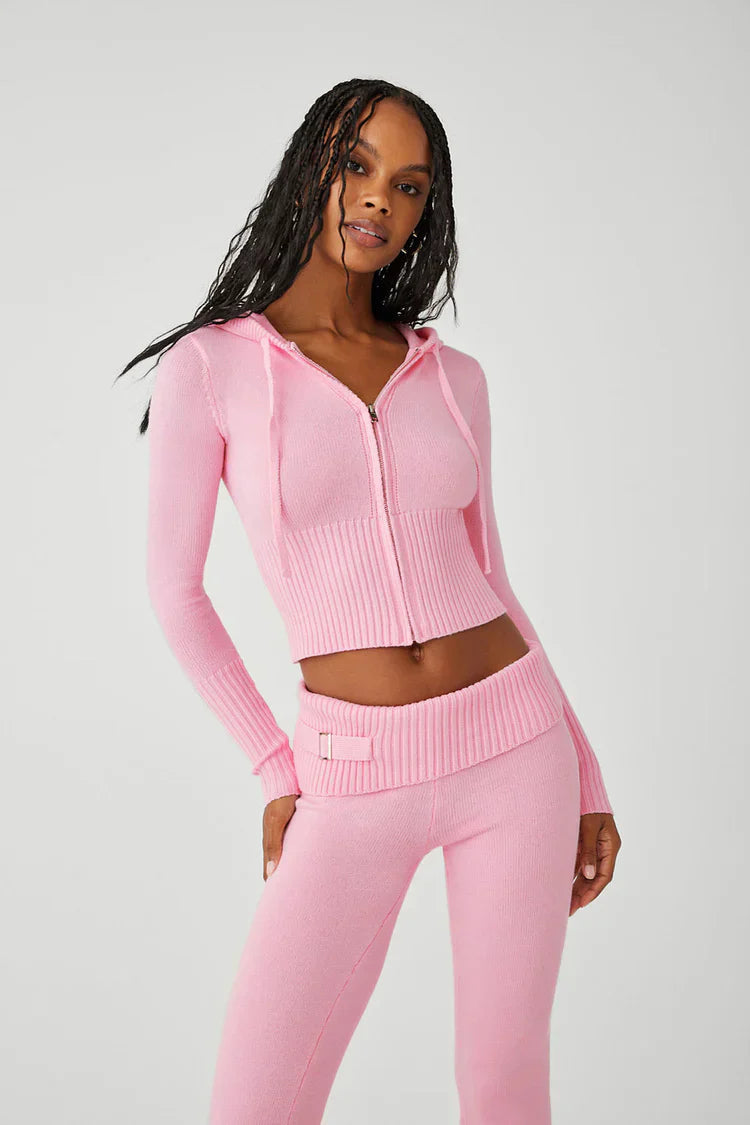 Ensemble Pantalon et Haut Court – Rose