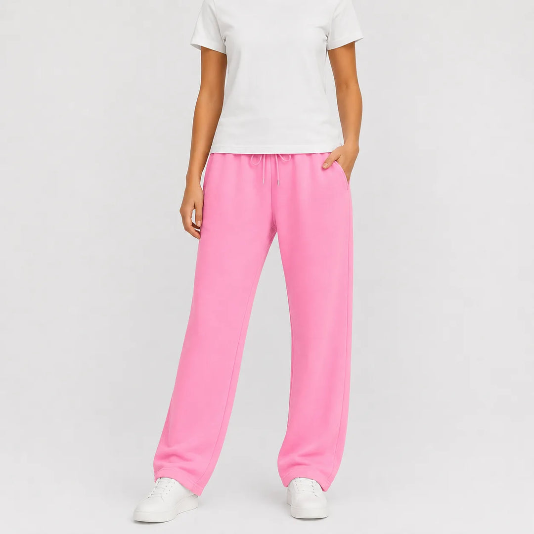 Pantalon de Détente Confortable – Rose