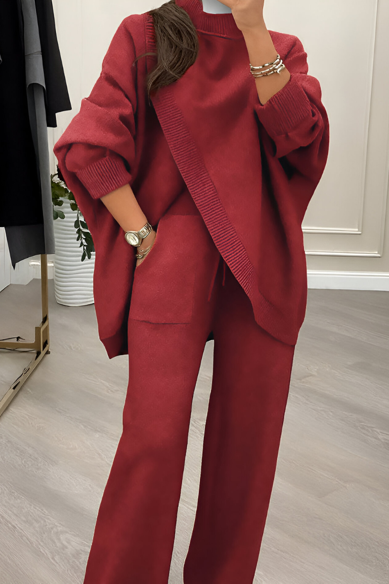 Ensemble Coordonné Élégant – Rouge