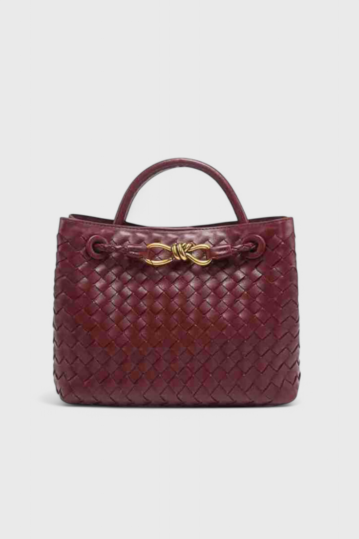 Sac à Main Tressé Structuré – Burdeos