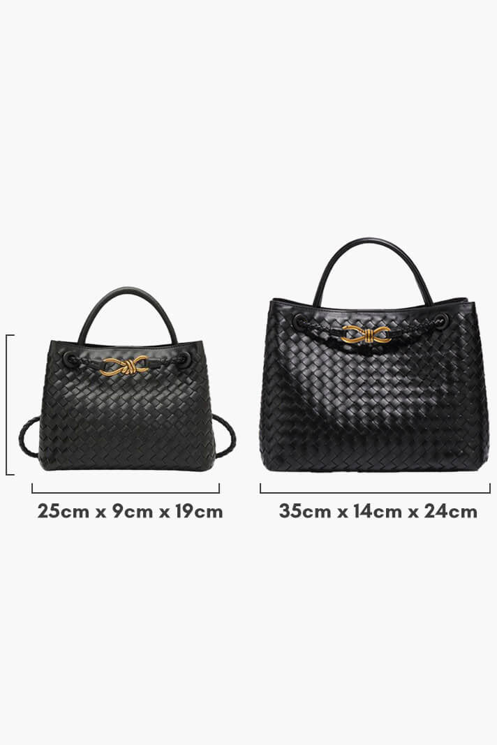 Sac à Main Tressé Structuré