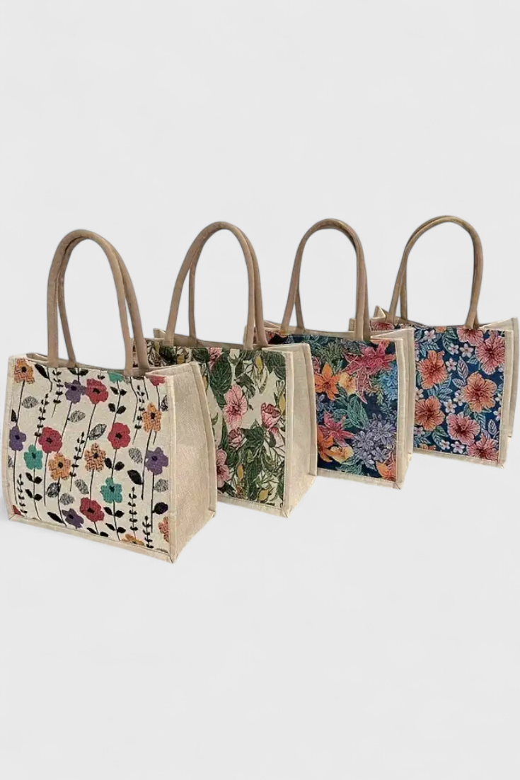Sac Cabas à Imprimé Floral